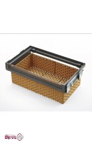 سبد حصیری ریلی داخل کمد لباس ملونی Melloni کد WS4141G