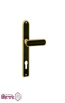 دستگیره پلاک سوئیچی لوکس زرد و مشکی دلتا Delta مدل 02121