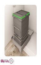 سطل زباله لینکدار اکو 40 لیتری پلاتین PLATIN مدل 3614