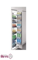 سوپر یخچالی شیشه ای 6 طبقه ارتفاع 195 - 165 اچ تی ان HTN کد HK061 - 6