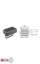 هولدر جای دستمال کاغذی پیچی طرح H فانتونی fantoni کد S072