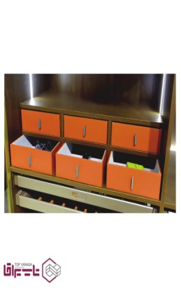 باکس چرمی کشویی داخل کمد طرح فرنچ استایل فانتونی fantoni کد J907