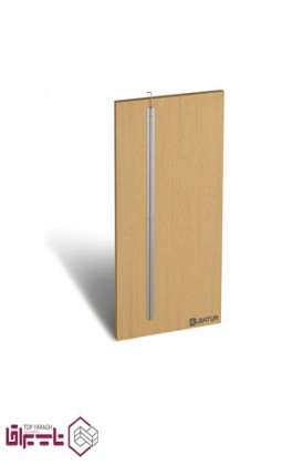 تابگیر آلومینیومی روکار یک تکه درب ریلی آلباتور Albatur کد 118CG09
