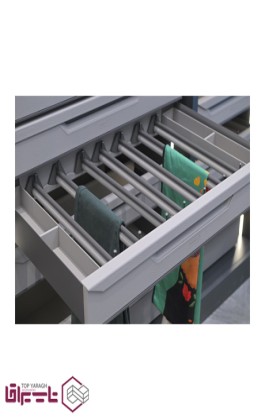 جا شلواری ریلی آرام بند چرمی داخل کمد اچ تی ان HTN کد HCL - 03