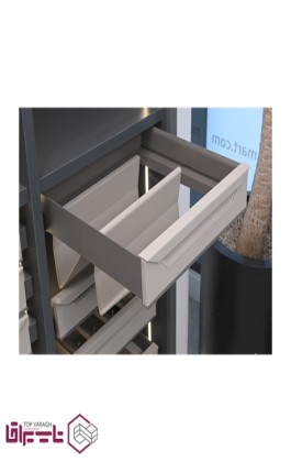 جا کفشی فلزی ریلی آرام بند چرمی داخل کمد اچ تی ان HTN کد HCL - 07