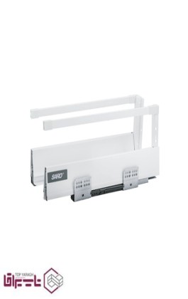 ریل بدنه دار آرام بند با میله گالری سارو Saro کد NB-180-GY