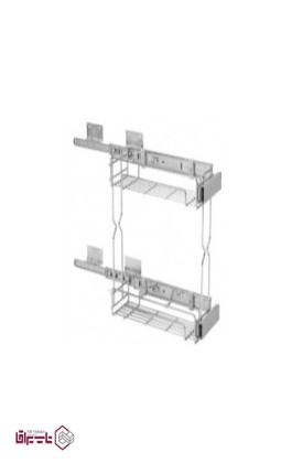 سبد مواد شوینده پهلو با قابلیت نصب به درب عمق 40 - ستین 2 آدلان Adlan کد A390