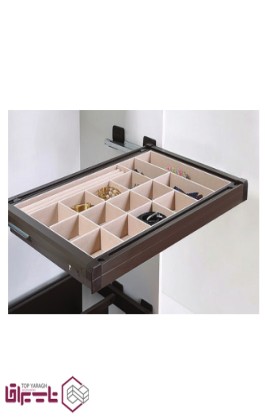 سینی مشبک جای زیورآلات ریلی داخل کمد طرح ایتالین فانتونی fantoni کد J511