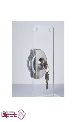 قفل شیشه میرال برنجی کلاویس Clavis مدل لوکس