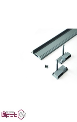 لوازم اینر ارتفاع کوتاه ریل اسلیم شیشه با فرانت آلومینیوم فانتونی fantoni کد B-591