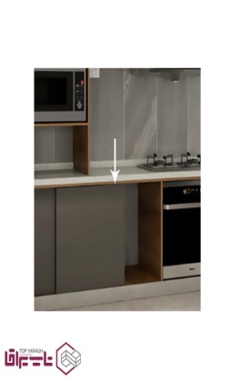 مکانیزم تاپ لاین توکار دو درب فانتونی fantoni کد K524