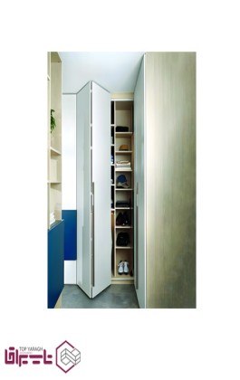 مکانیزم درب تاشو آکاردئونی دو درب فانتونی fantoni کد K014