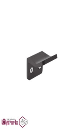 هولدر آویز لباس و حوله تک قلاب پیچی طرح F فانتونی fantoni کد S051