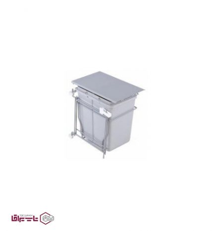 سطل زباله تک مخزنه متوسط درب باز شو ( 17 لیتری ) - رستا آدلان Adlan کد A817